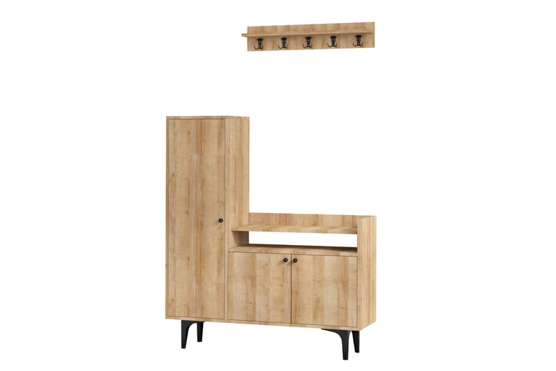 Ysabell Skoskap 120x35 cm - Natur - Oppbevaring - Skooppbevaring - Skoskap