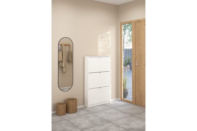 Yumi Skoskap 70 cm - Hvit - Oppbevaring - Skooppbevaring - Skoskap