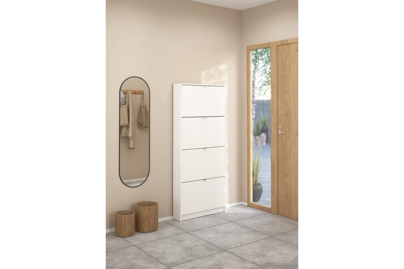 Yumi Skoskap 70 cm - Hvit - Oppbevaring - Skooppbevaring - Skoskap