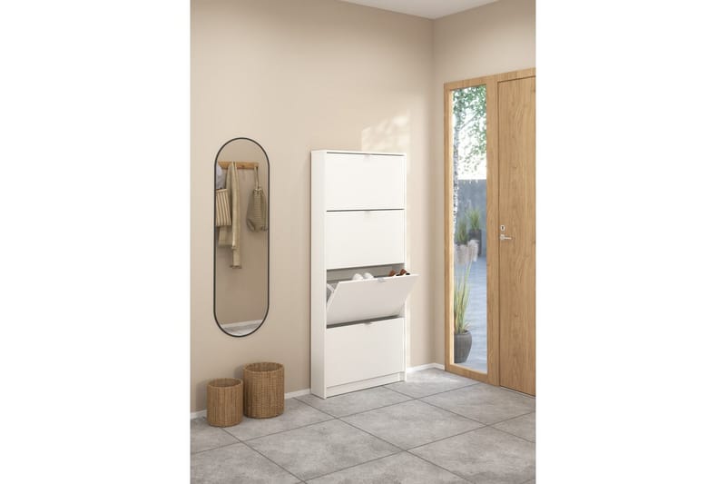 Yumi Skoskap 70 cm - Hvit - Oppbevaring - Skooppbevaring - Skoskap