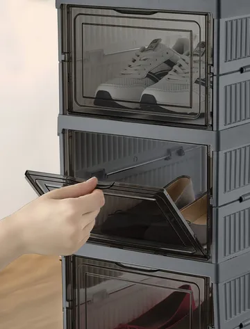 Skoskap Hanah Home Lavine 105 (25,5 x 105 x 34,5 cm) Antrasitt - Antrasitt - Oppbevaring - Gangoppbevaring
