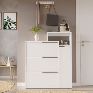 Skoskap Homitis Icono (108 x 130,6 x 30 cm) Hvit - Oppbevaring - Gangoppbevaring