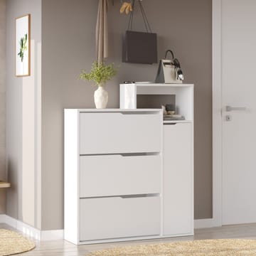 Skoskap Homitis Icono (108 x 130,6 x 30 cm) Hvit - Oppbevaring - Gangoppbevaring
