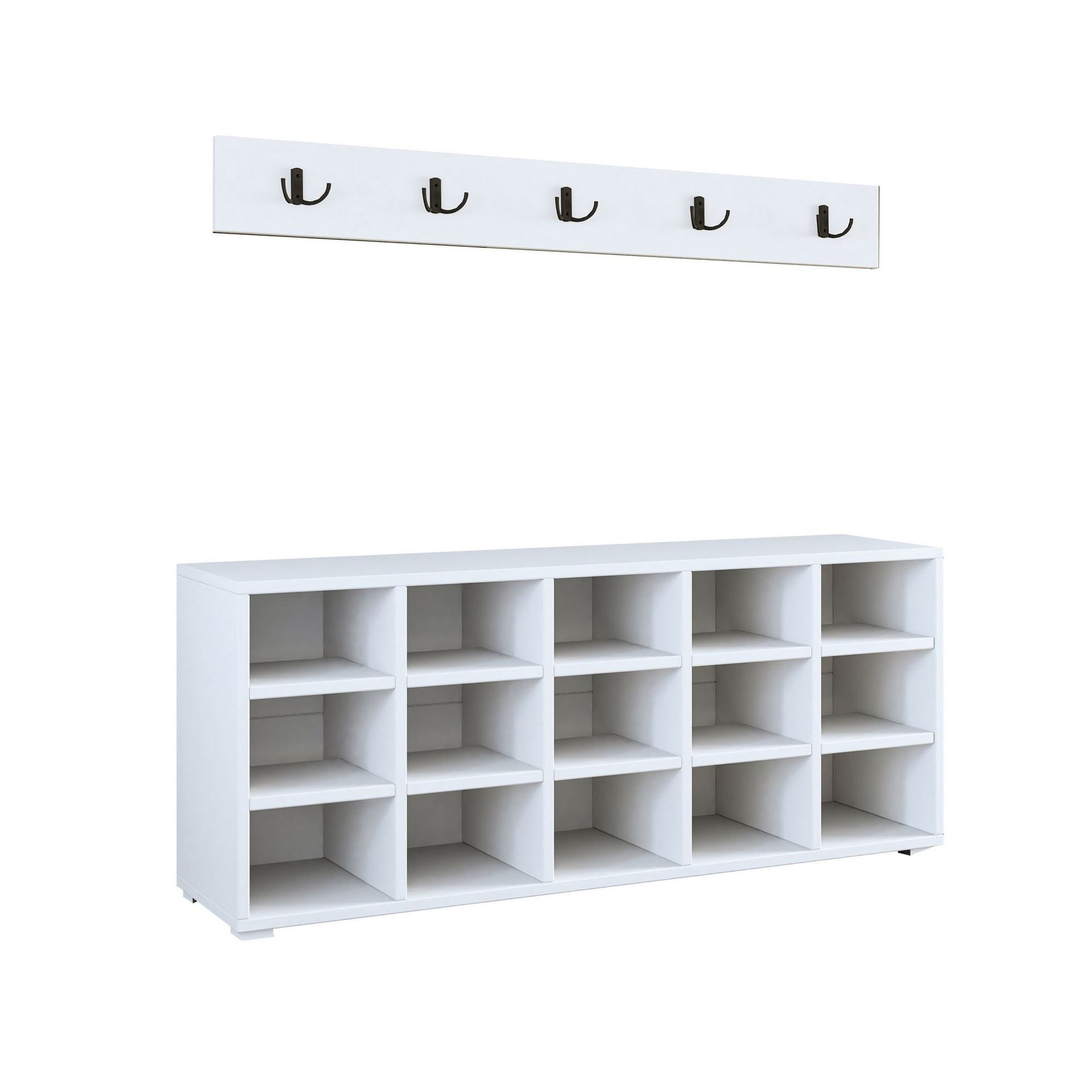 Skoskap Homitis Talu (120 x 51,6 x 29,6 cm) Hvit -