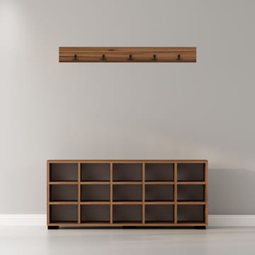 Skoskap Homitis Talu (120 x 51,6 x 29,6 cm) Valnøtt - Oppbevaring - Gangoppbevaring