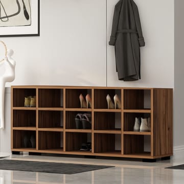 Skoskap Homitis Talu (120 x 51,6 x 29,6 cm) Valnøtt - Oppbevaring - Gangoppbevaring