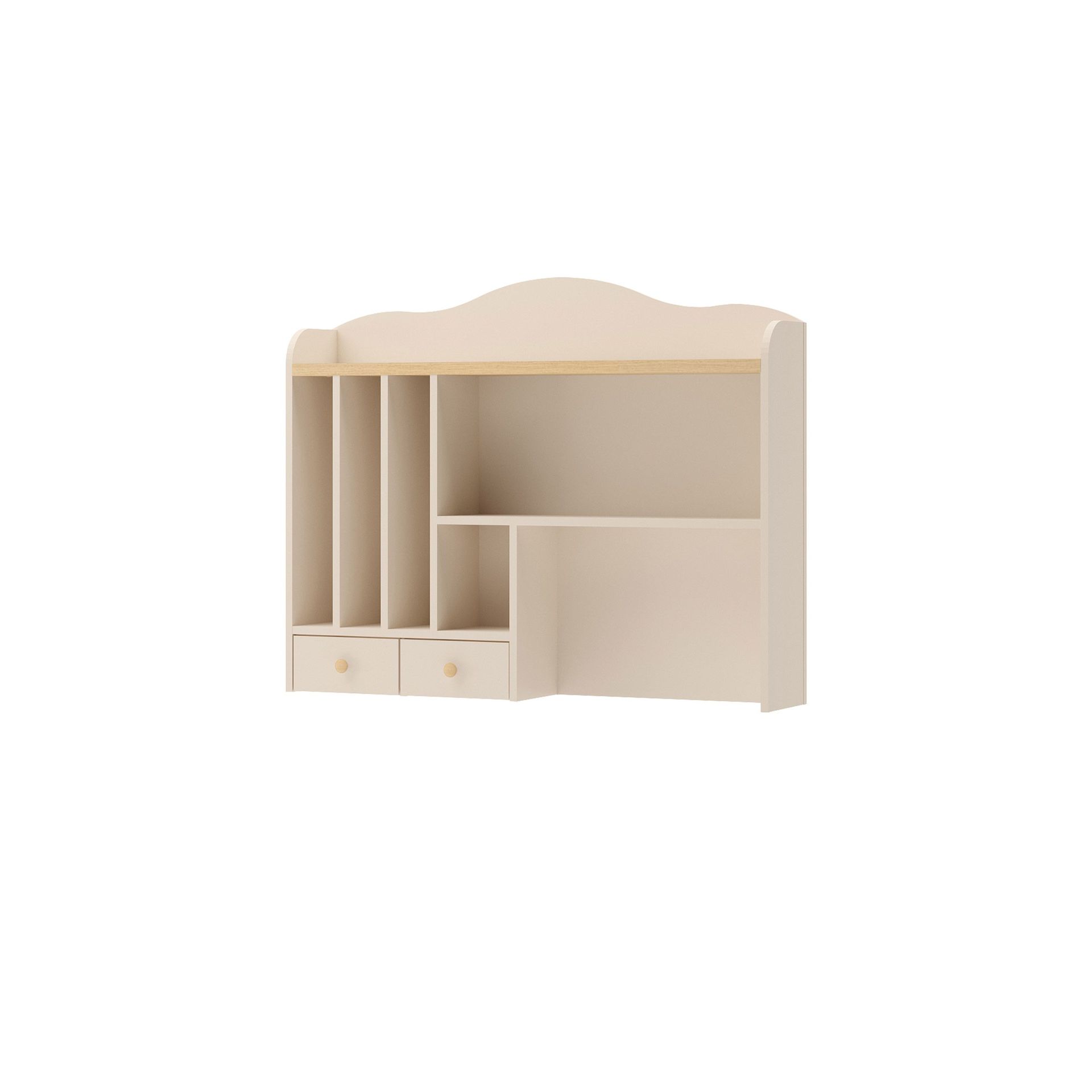 Skrivebordsutvidelse Story Beige, eik - Beige, eik