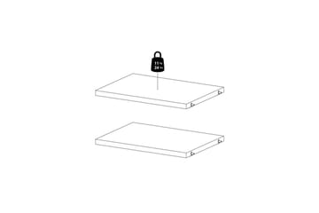 Trysil Hylleplate 37 cm - Brun - Oppbevaring - Klesoppbevaring - Garderober & garderobesystem - Innredning garderobe