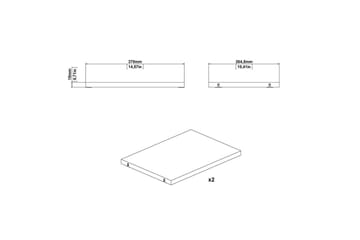 Trysil Hylleplate 37 cm - Brun - Oppbevaring - Klesoppbevaring - Garderober & garderobesystem - Innredning garderobe