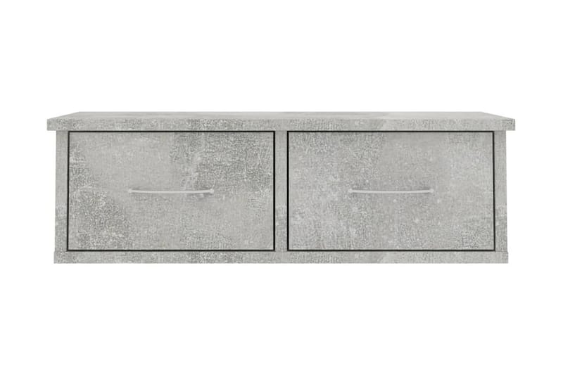Veggskuff betonggrå 60x26x18,5 cm sponplate - Grå - Oppbevaring - Vegghengt oppbevaring
