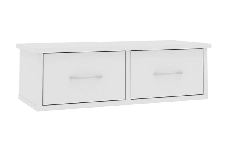 Veggskuff hvit 60x26x18,5 cm sponplate - Hvit - Oppbevaring - Vegghengt oppbevaring