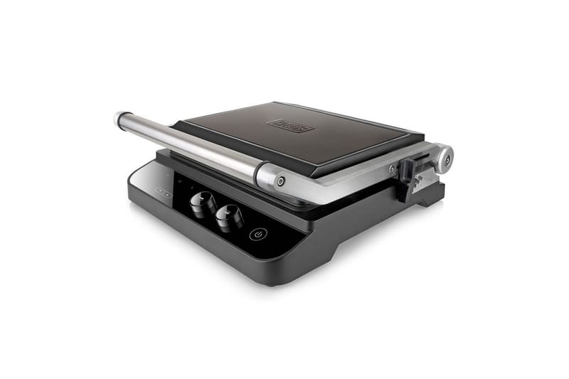 Bordgrill Black+Decker Børstet stål temp-kontroll 2000W - Sport & fritid - Camping & vandring - Friluftskjøkken & campingkjøkken