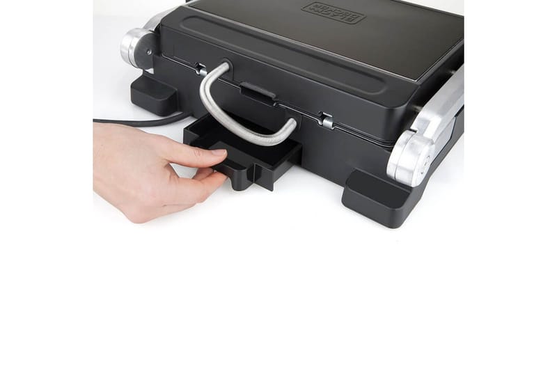 Bordgrill Black+Decker Børstet St ål Temp Kontroller 2000W - Sport & fritid - Camping & vandring - Friluftskjøkken & campingkjøkken