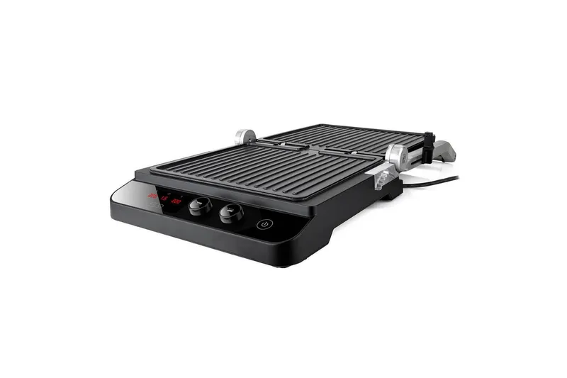 Bordgrill Black+Decker Børstet Stål Temp Kontroller 2000W - Sport & fritid - Camping & vandring - Friluftskjøkken & campingkjøkken