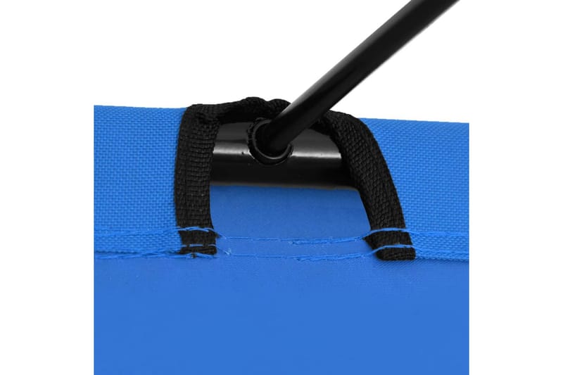 Campingseng 180x60x19 cm oxfordstoff og stål blå - Blå - Sport & fritid - Camping & vandring - Campingmøbler
