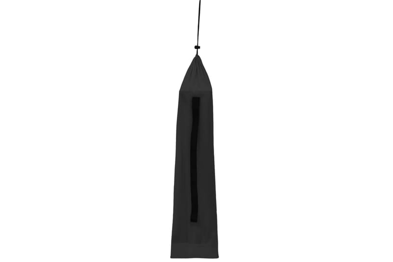 Campingseng 180x60x19 cm oxfordstoff og stål svart - Svart - Sport & fritid - Camping & vandring - Campingmøbler