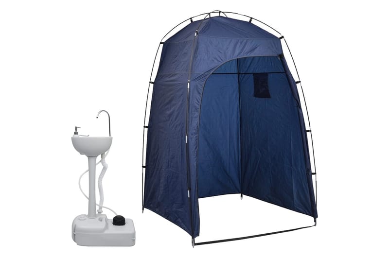 Bærbar håndvask for camping med telt 20 L - Sport & fritid - Camping & vandring - Telt