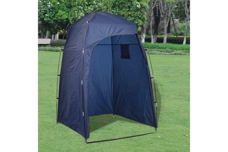 Bærbart campingtoalett med telt 10+10 L - Sport & fritid - Camping & vandring - Telt