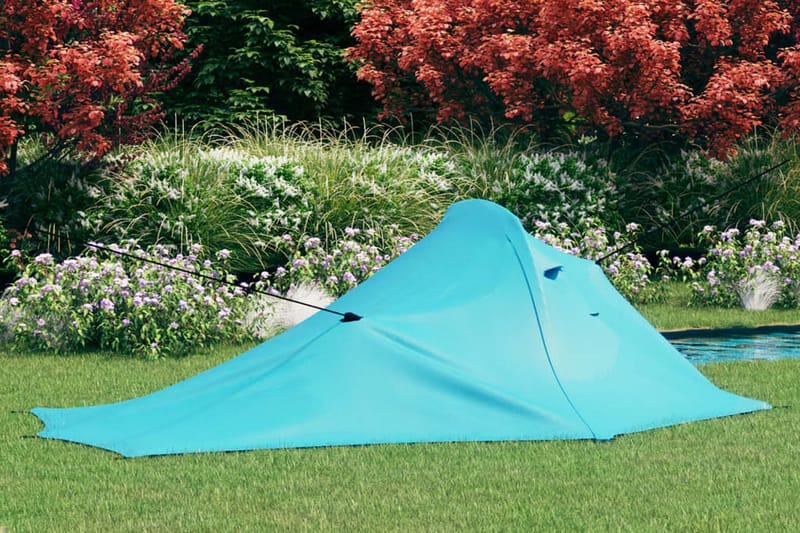 Campingtelt 317x240x100 cm blå - Blå - Sport & fritid - Camping & vandring - Telt