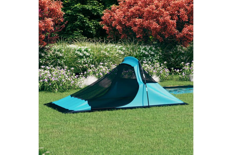 Campingtelt 317x240x100 cm blå - Blå - Sport & fritid - Camping & vandring - Telt
