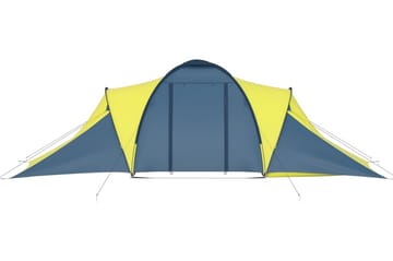 Campingtelt 6 personer blå og gul - Blå - Sport & fritid - Camping & vandring - Telt