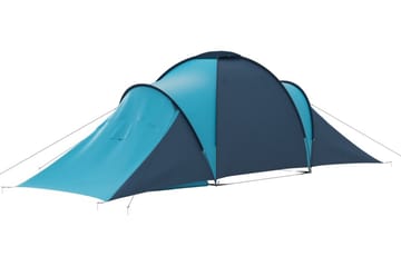 Campingtelt 6 personer blå og lyseblå - Blå - Sport & fritid - Camping & vandring - Telt