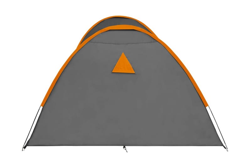 Campingtelt igloformet 650x240x190 cm 8 personer - Grå - Telt - Campingtelt