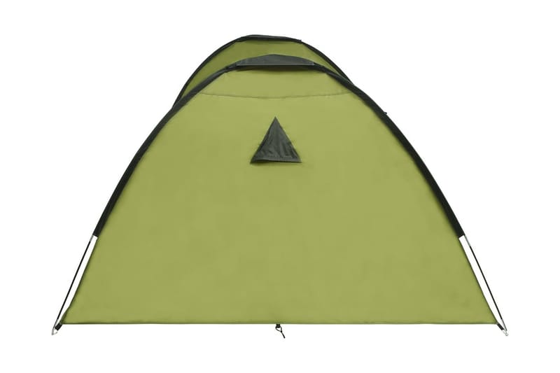 Campingtelt igloformet 650x240x190 cm for 8 personer grønn - Grønn - Familietelt - Telt