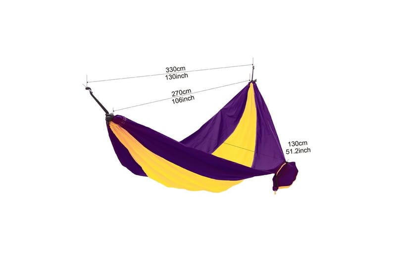 Röhnö Hammock - Gul|Lilla - Sport & fritid - Camping & vandring - Telt