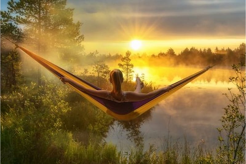 Röhnö Hammock - Gul|Lilla - Sport & fritid - Camping & vandring - Telt