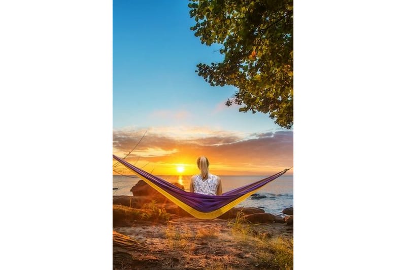 Röhnö Hammock - Gul|Lilla - Sport & fritid - Camping & vandring - Telt