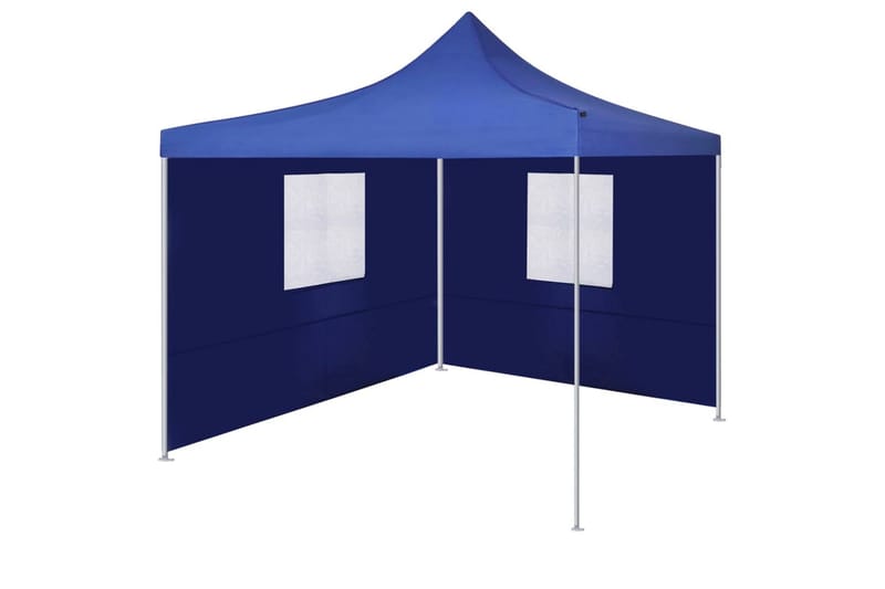 Sammenleggbart telt med 2 vegger 3x3 m blå - Telt