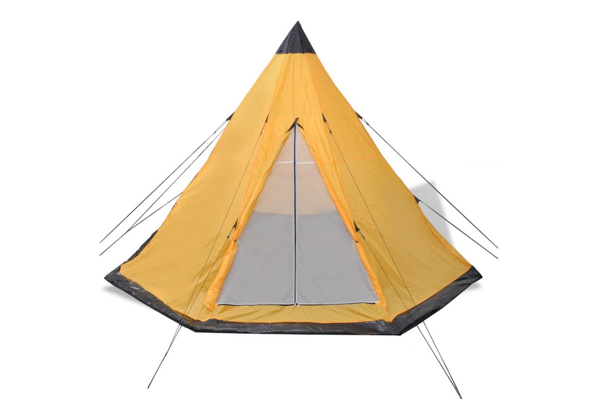 Telt 4 personer gul - Sport & fritid - Camping & vandring - Telt
