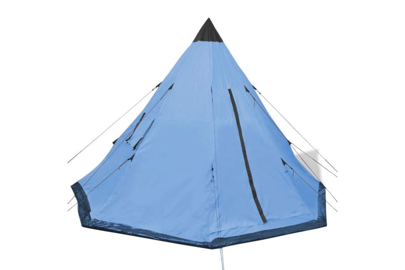 Telt 4 personer blå - Sport & fritid - Camping & vandring - Telt
