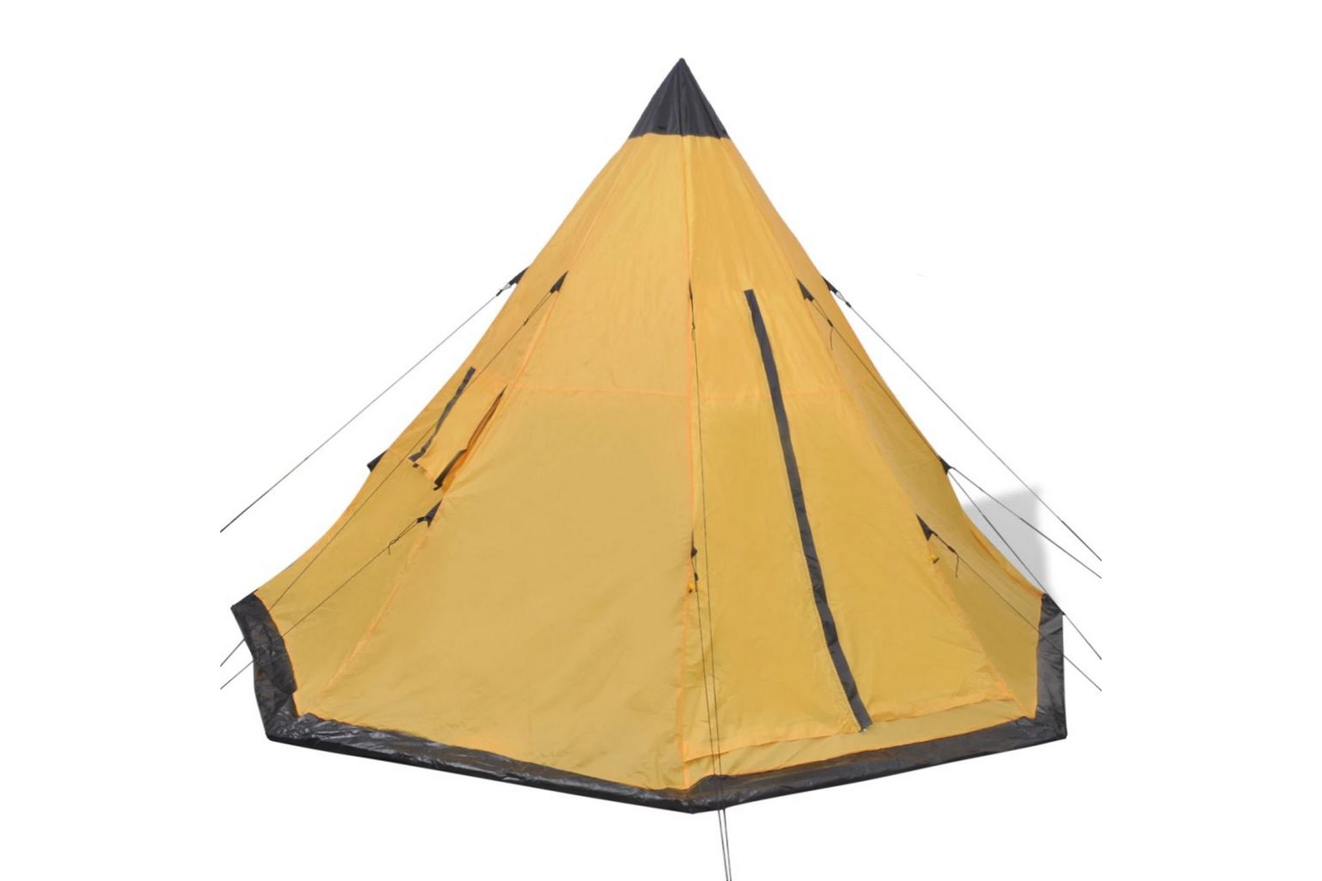 Telt 4 personer gul - Sport & fritid - Camping & vandring - Telt