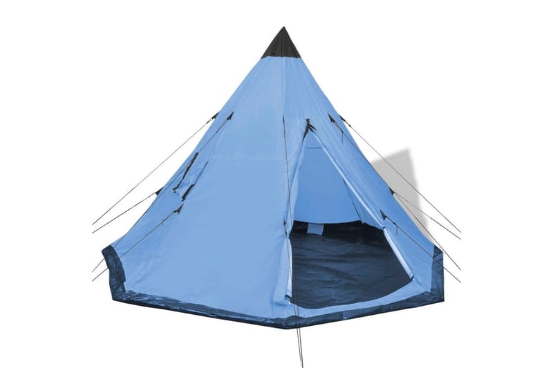 Telt 4 personer blå - Sport & fritid - Camping & vandring - Telt