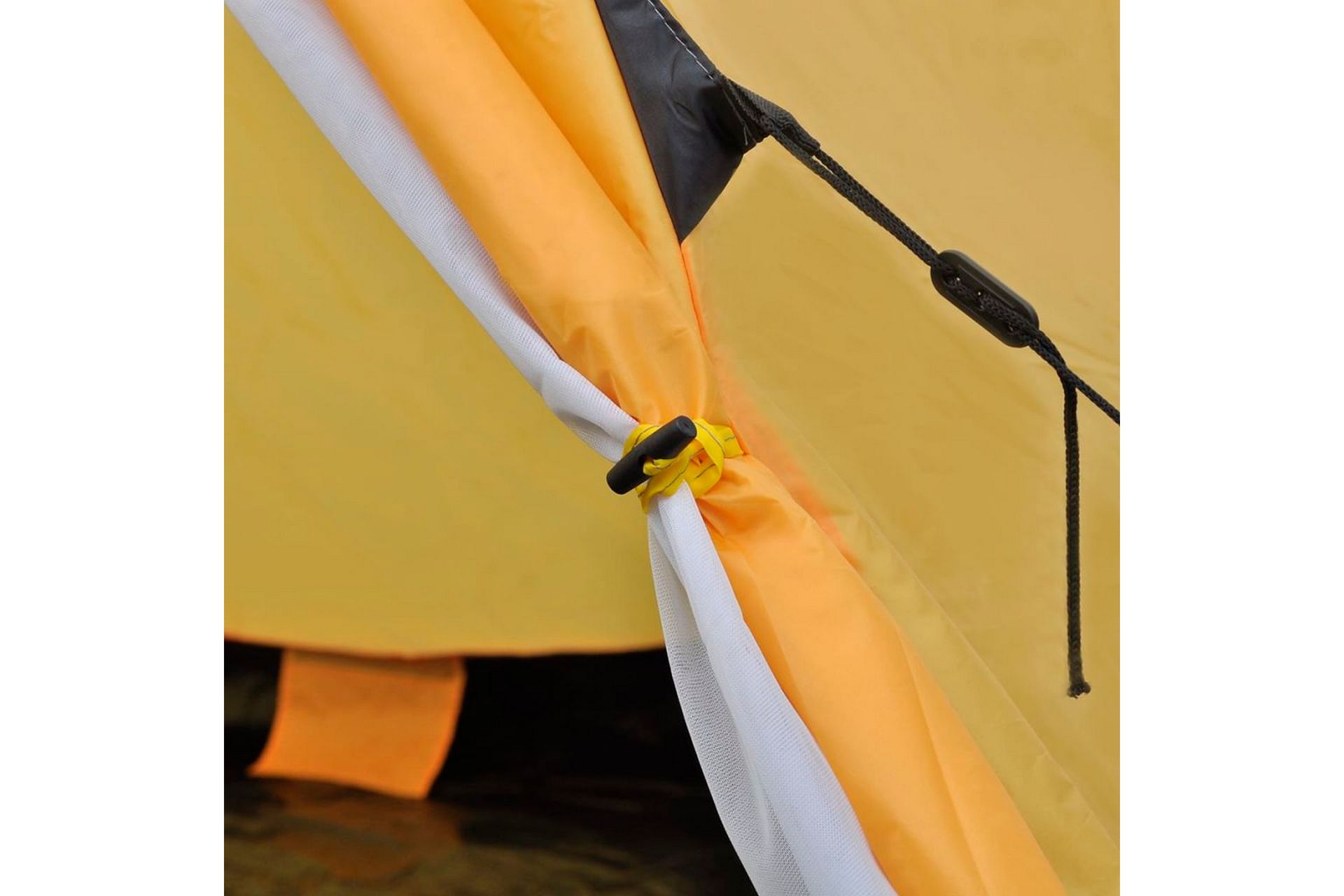 Telt 4 personer gul - Sport & fritid - Camping & vandring - Telt