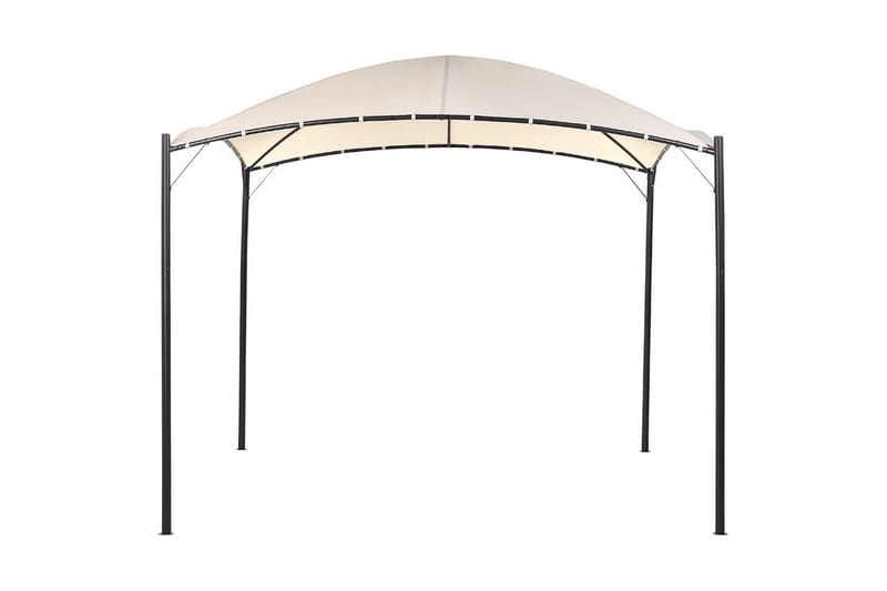 Trädgårdspergola Beliani Vomero Beige/svart Beige||Black - Hagemøbler - Solbeskyttelse - Pergola
