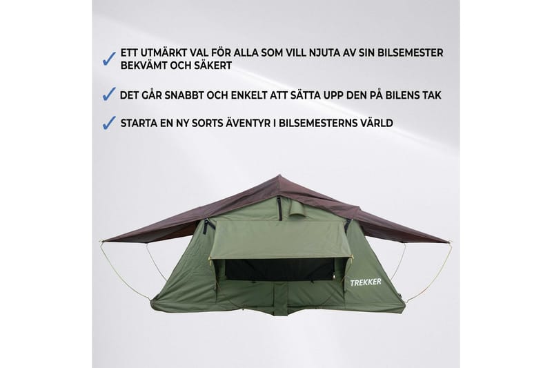 Trekker Taktelt Camper M - Svart - Sport & fritid - Camping & vandring - Telt