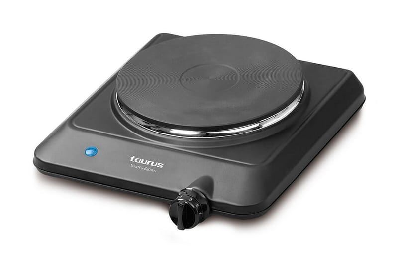 Elektrisk Kokeplate Taurus 1 Plate 1500W - Svart - Sport & fritid - Camping & vandring - Friluftskjøkken & campingkjøkken