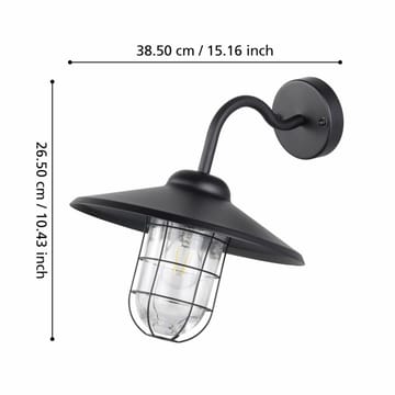 Vegglampe Utendørsbelysning Melgoa - 30 cm - Hage - Utemiljø - Entré - Entrébelysning