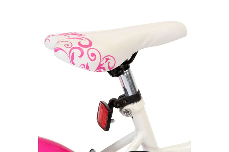 Barnesykkel 24 tommer rosa & hvit - Barnesykkel & juniorsykkel