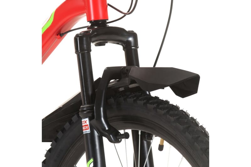 Terrengsykkel 21 trinn 26-tommers hjul 36 cm rød - Rød - Mountain bike