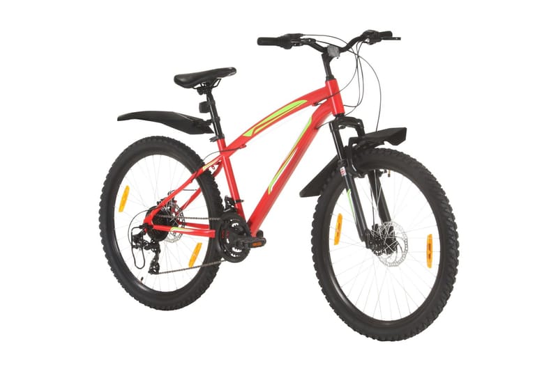 Terrengsykkel 21 trinn 26-tommers hjul 42 cm rød - Rød - Mountain bike