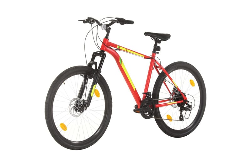 Terrengsykkel 21 trinn 27,5-tommers hjul 42 cm rød - Rød - Mountain bike