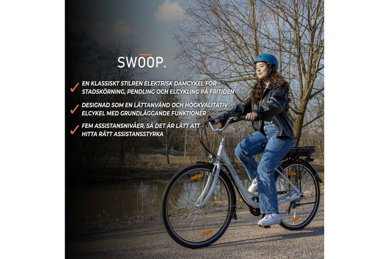 Swoop Elsykkel Classic, Dame 28 - Svart - Husholdning - Rengjøring & klespleie - Støvsuger