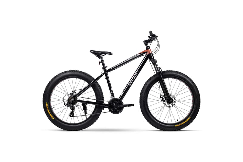 Swoop Sykkel Adventurer Fatbike 26 - Svart - Sport & fritid - Friluftsliv - Sykler