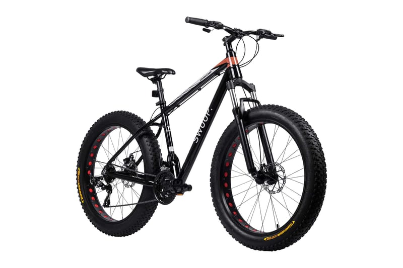 Swoop Sykkel Adventurer Fatbike 26 - Svart - Sport & fritid - Friluftsliv - Sykler