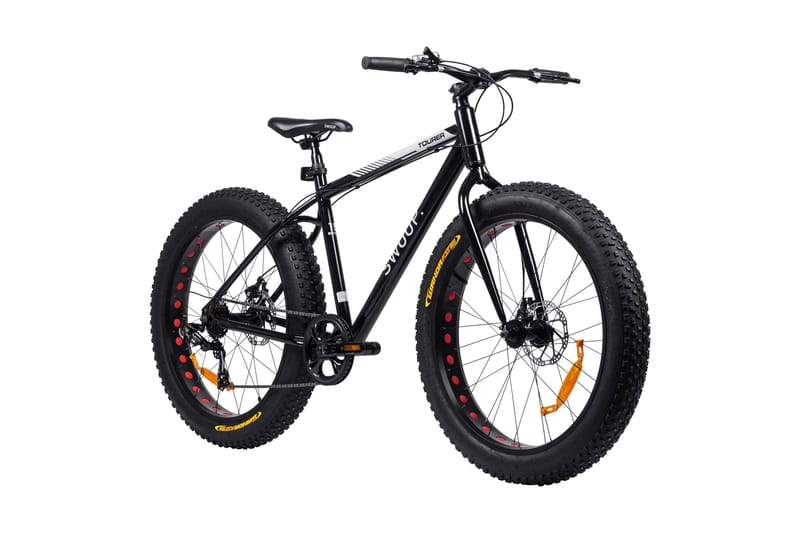 Swoop Sykkel Tourer Fatbike 26 - Svart - Sport & fritid - Friluftsliv - Sykler