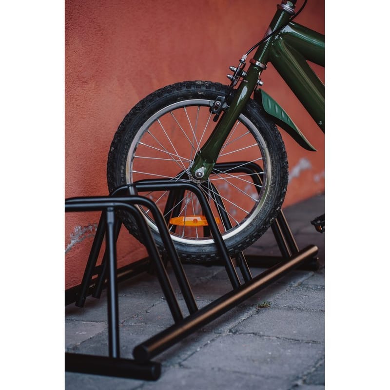 Sykkelstativ Varax 3-plasser Svart - Svart - Sport & fritid - Friluftsliv - Sykler